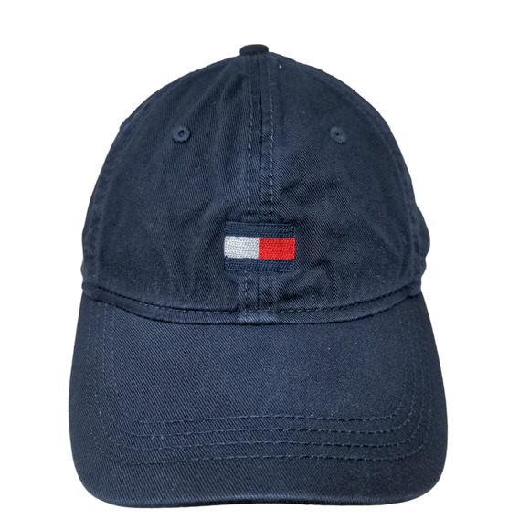 Tommy Hilfiger Men's Slideback Hat Blue Size OS Embroidered Logo Cotton - Picture 1 of 8
